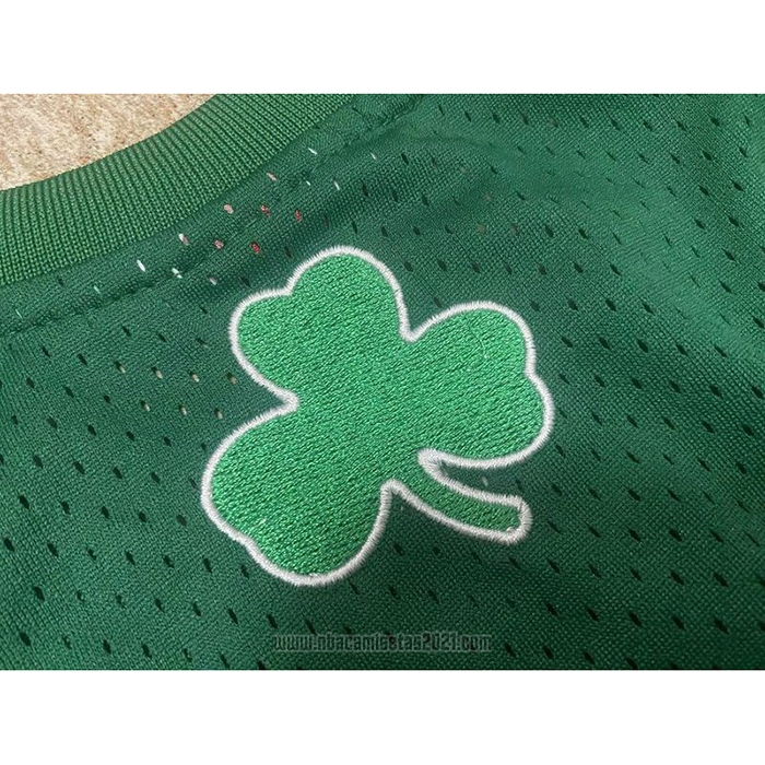 Camiseta Boston Celtics Kevin Garnett #5 Mitchell & Ness 2012 Verde